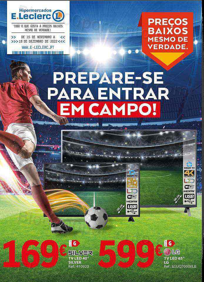Antevisão Folheto E-LECLERC Promoções de 15 novembro a 18 dezembro