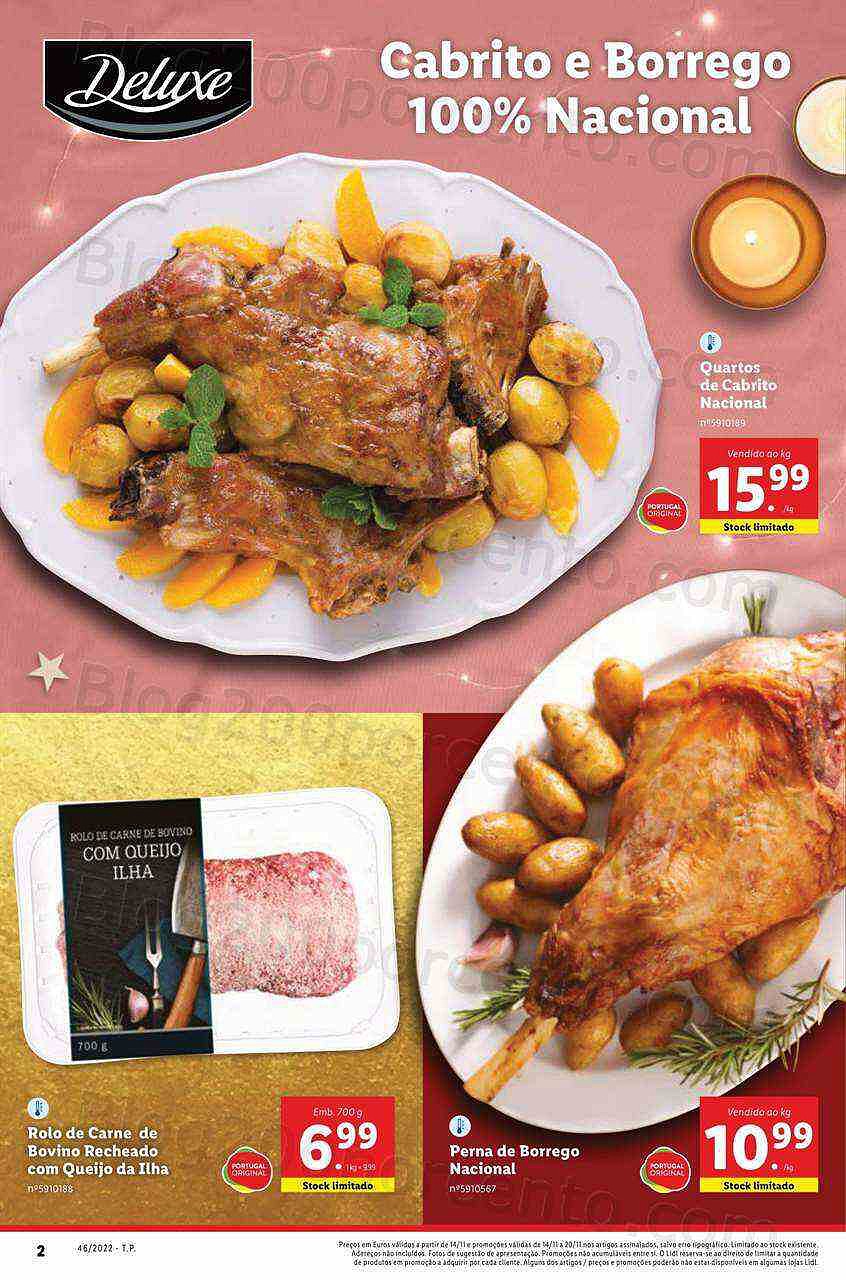 Antevisão Folheto LIDL Promoções a partir de segunda - 14 novembro