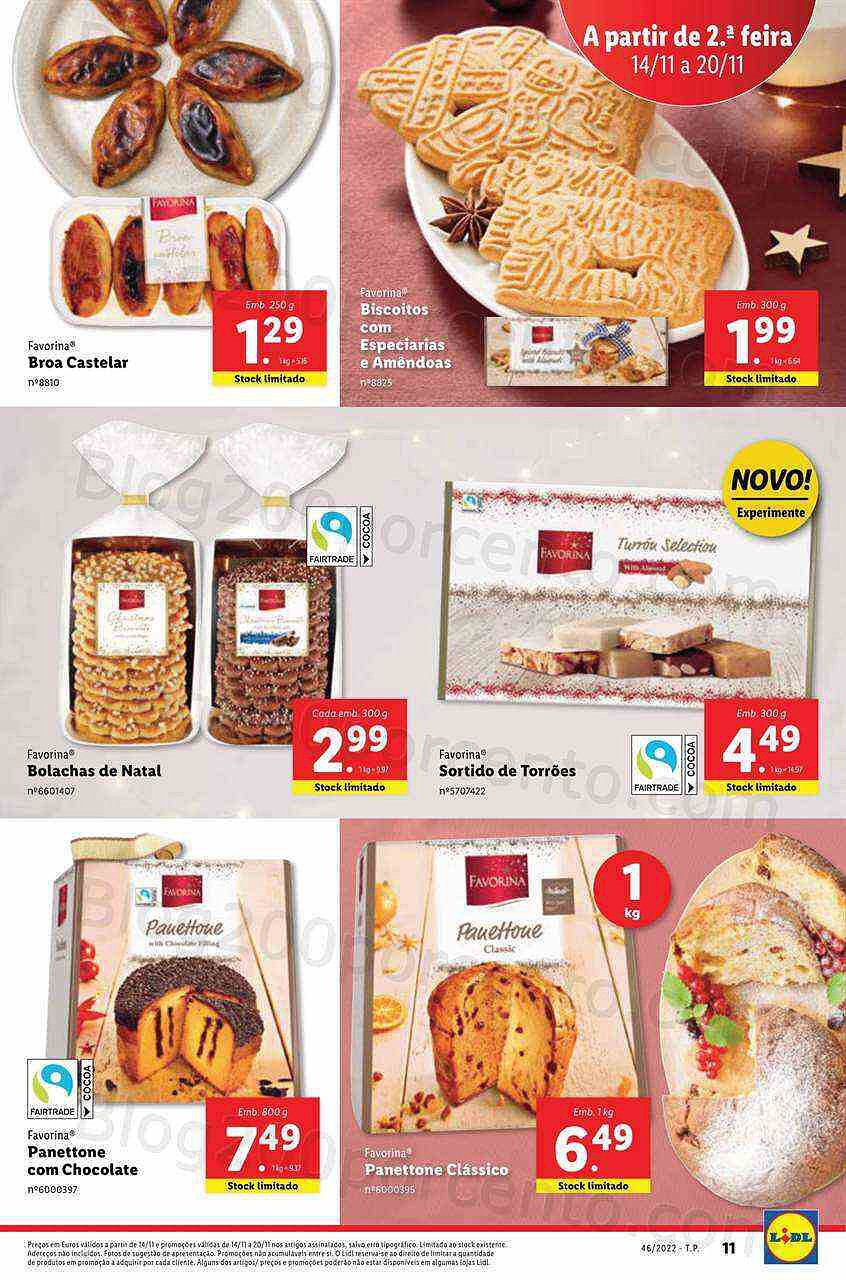 Antevisão Folheto LIDL Promoções a partir de segunda - 14 novembro