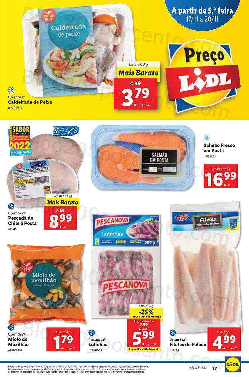 Antevisão Folheto LIDL Promoções a partir de quinta - 17 novembro