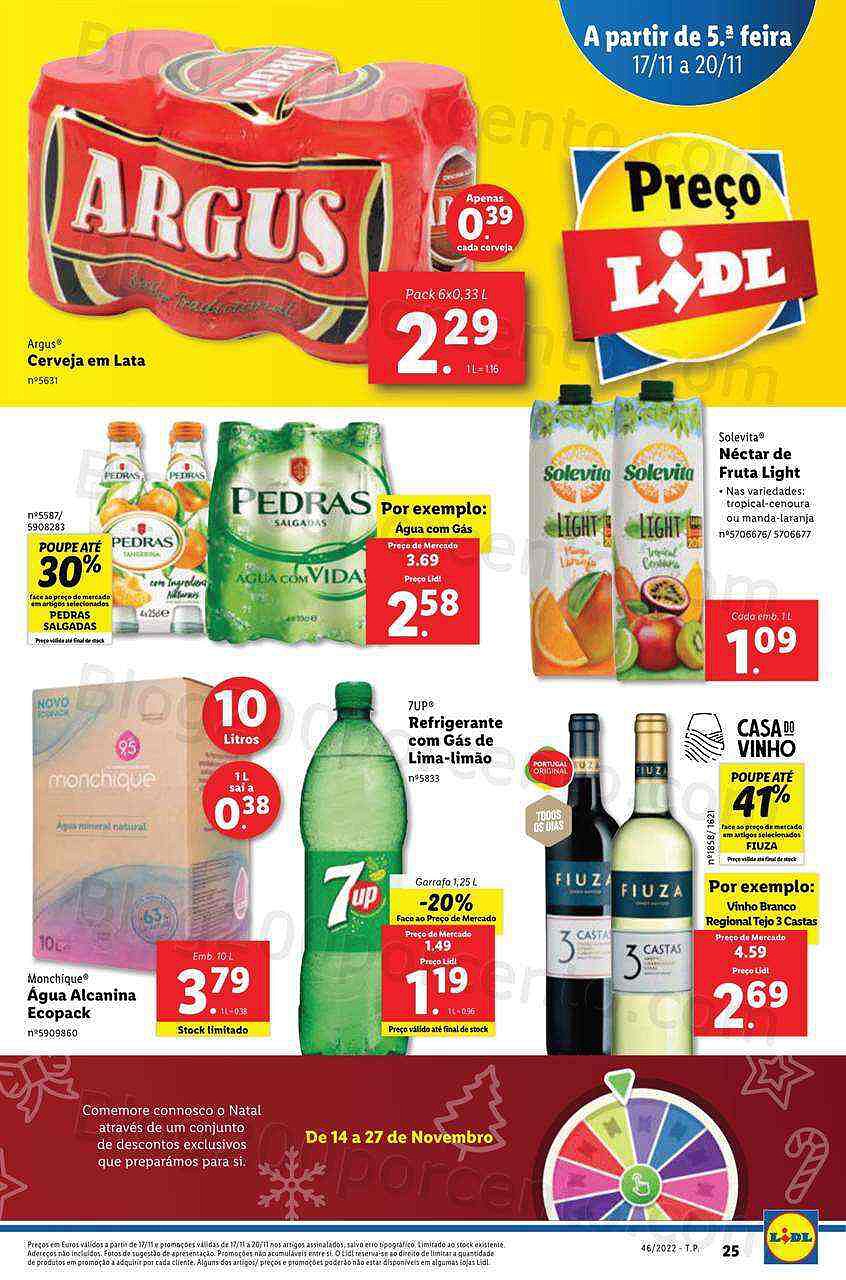 Antevisão Folheto LIDL Promoções a partir de quinta - 17 novembro