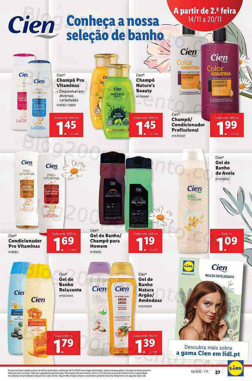 Antevisão Folheto LIDL Promoções a partir de segunda - 14 novembro