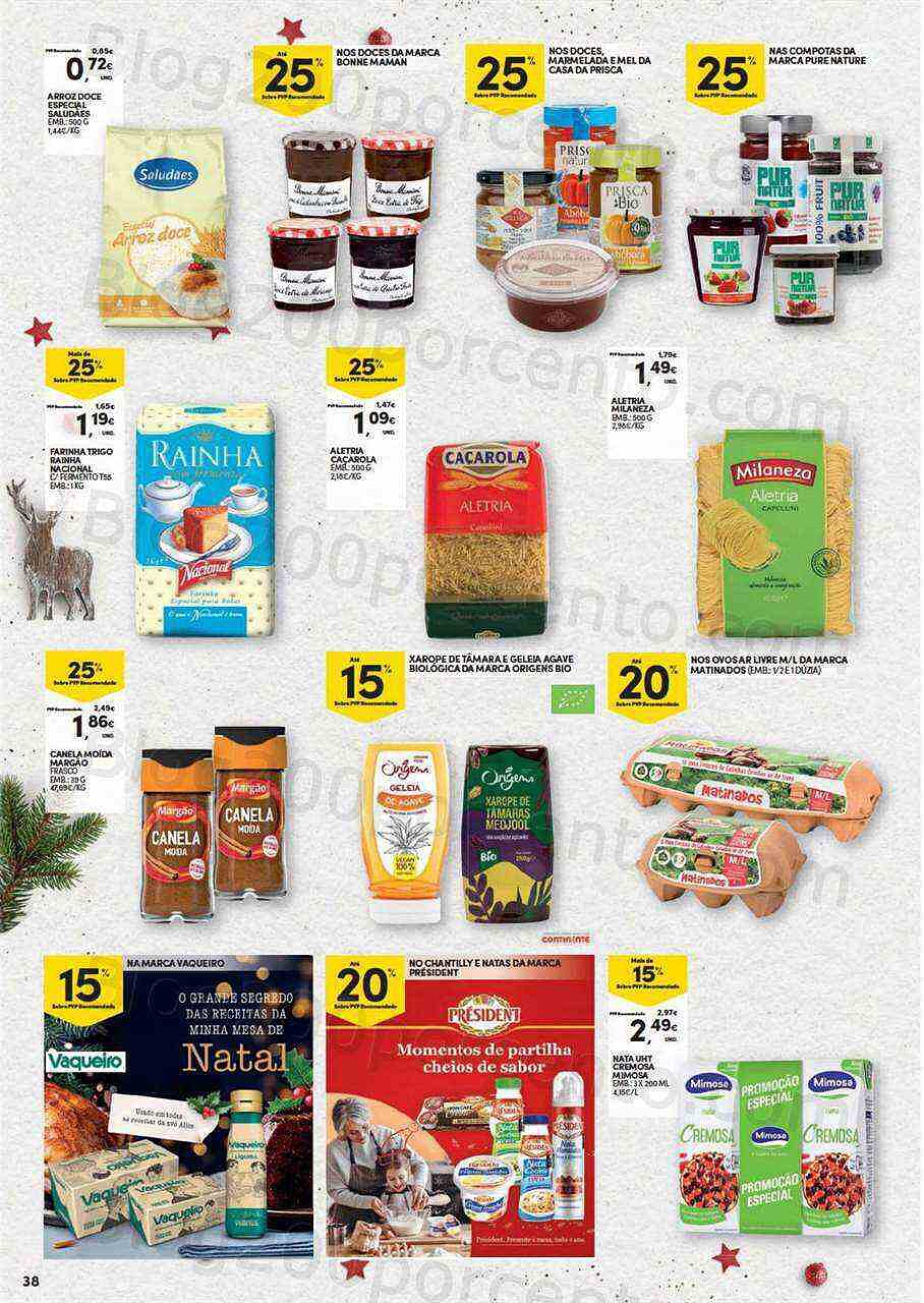 Antevisão Folheto CONTINENTE Natal Alimentar Promoções de 15 novembro a 24 dezembro