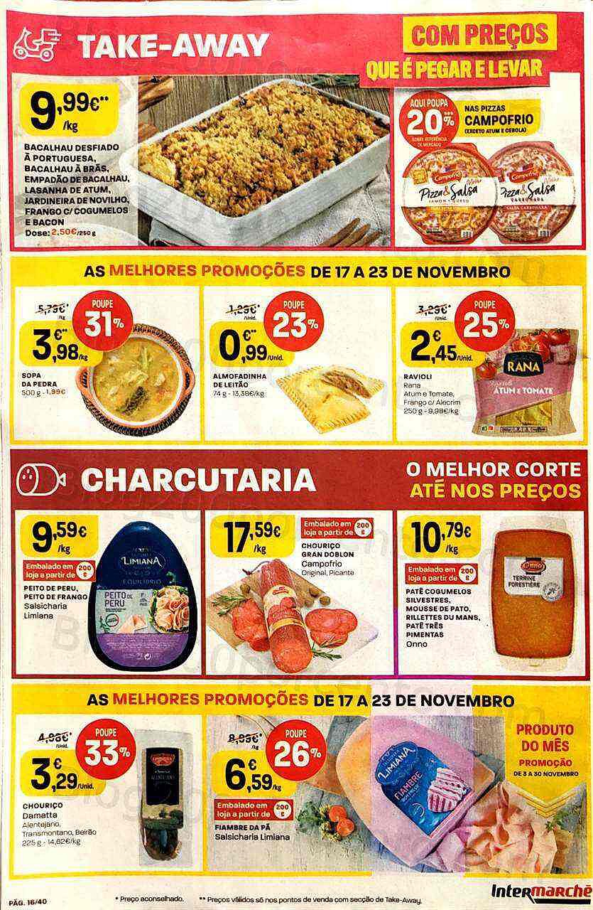 Antevisão Folheto INTERMARCHÉ Super Promoções de 17 a 23 novembro