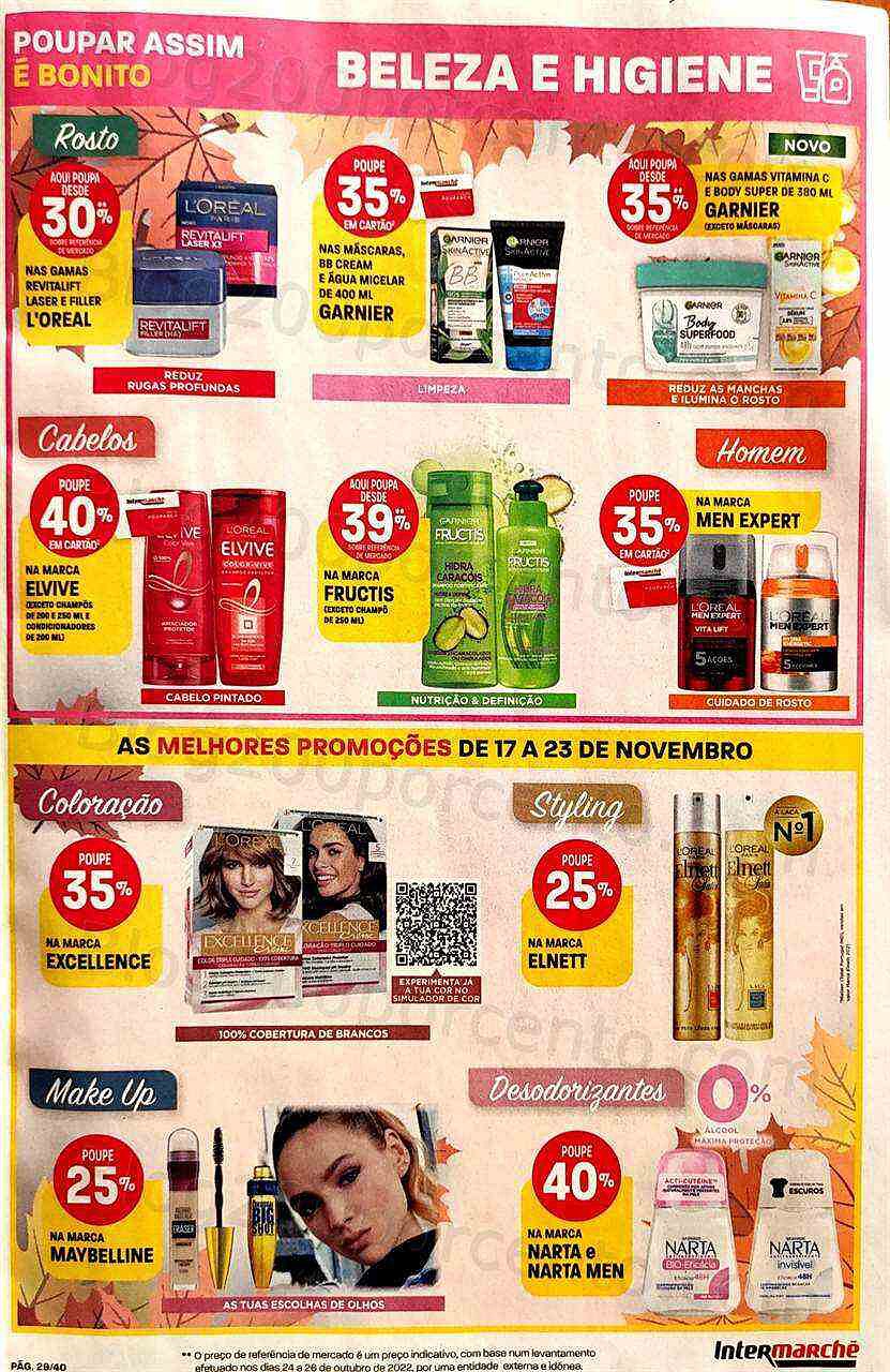 Antevisão Folheto INTERMARCHÉ Super Promoções de 17 a 23 novembro
