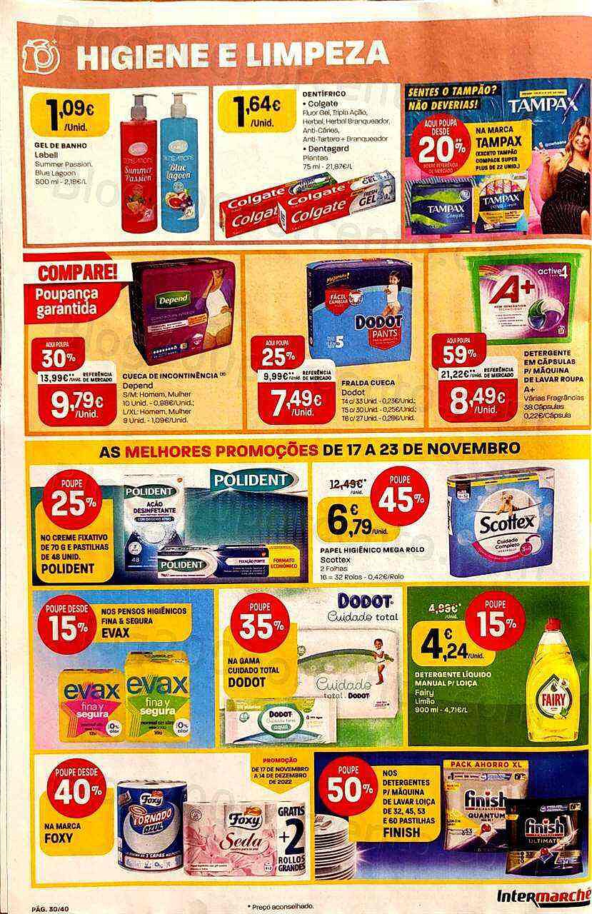 Antevisão Folheto INTERMARCHÉ Super Promoções de 17 a 23 novembro