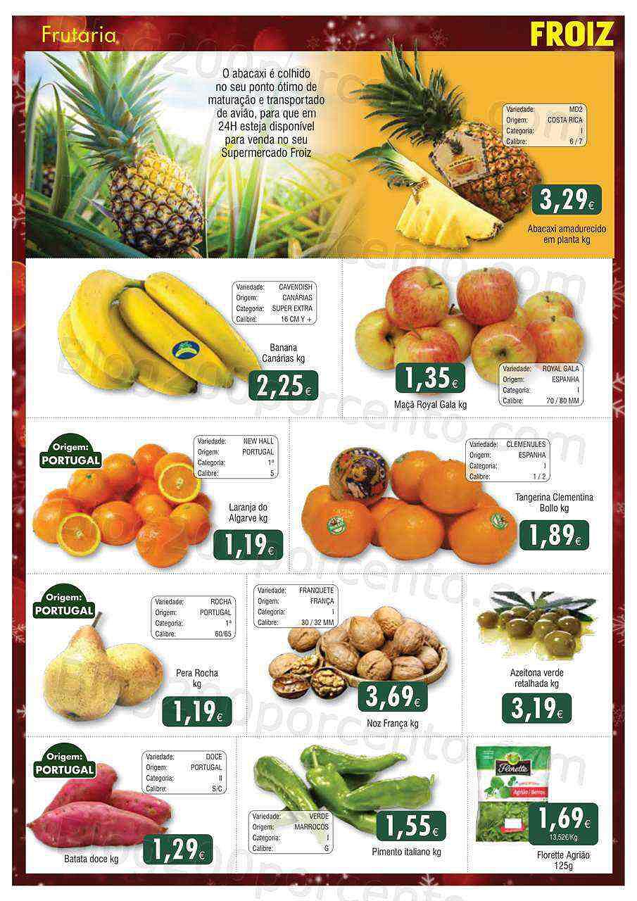 Antevisão Folheto FROIZ Promoções de 30 novembro a 14 dezembro