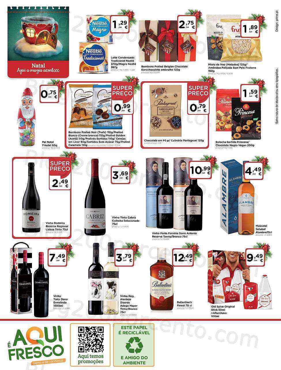 Antevisão Folheto AQUI É FRESCO Natal Promoções de 30 novembro a 11 dezembro