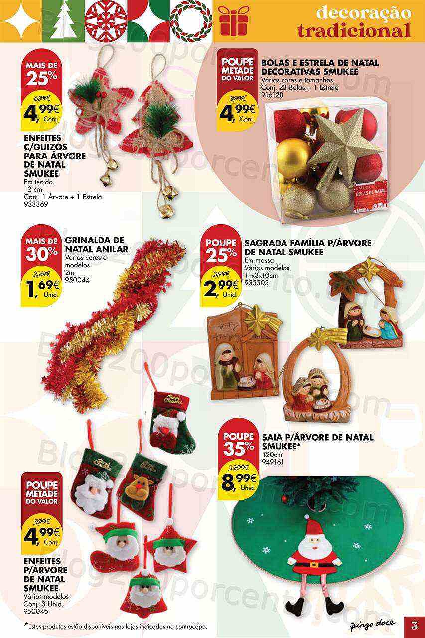 Antevisão Folheto PINGO DOCE Ofertas de Natal Promoções de 15 novembro a 24 dezembro
