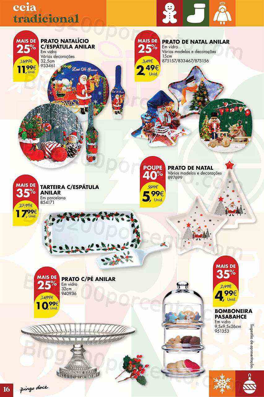 Antevisão Folheto PINGO DOCE Ofertas de Natal Promoções de 15 novembro a 24 dezembro