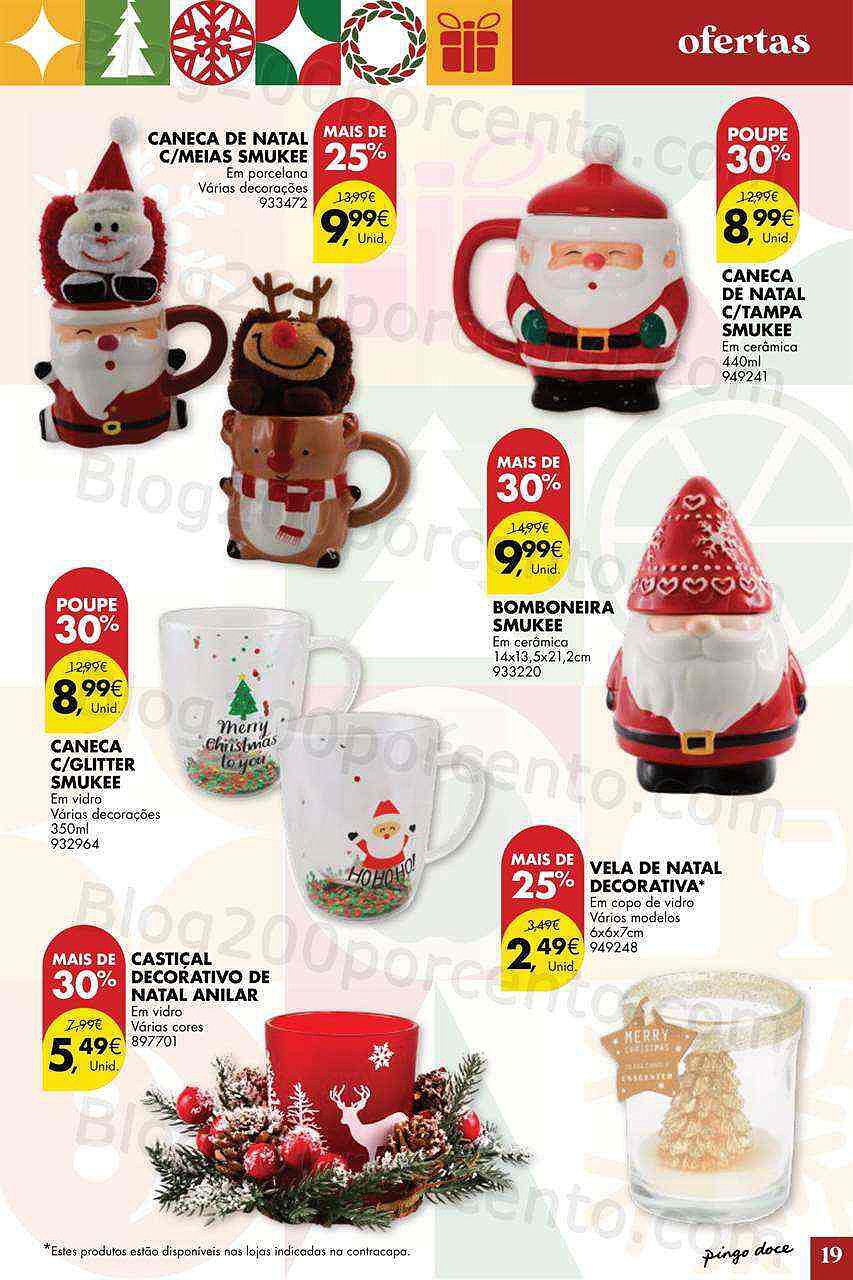 Antevisão Folheto PINGO DOCE Ofertas de Natal Promoções de 15 novembro a 24 dezembro