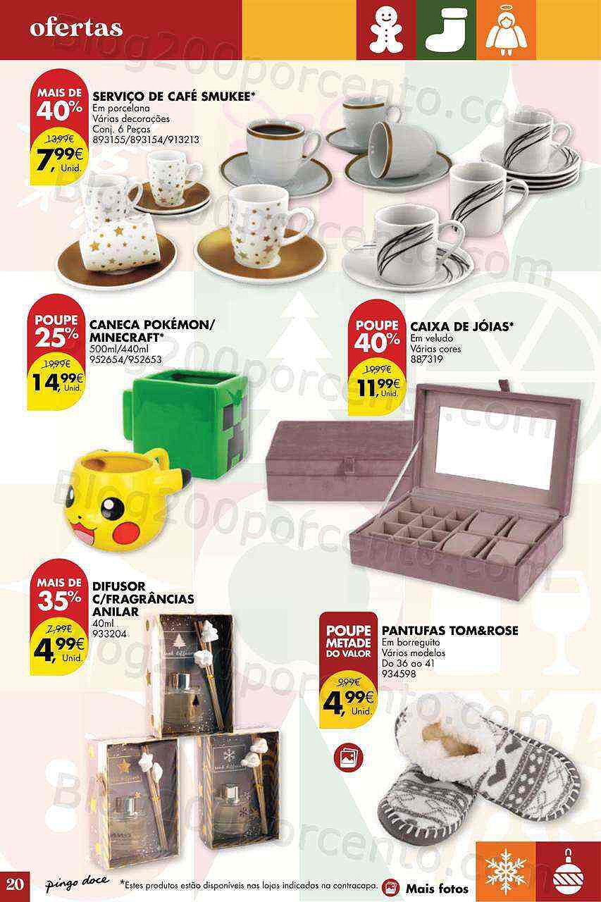 Antevisão Folheto PINGO DOCE Ofertas de Natal Promoções de 15 novembro a 24 dezembro