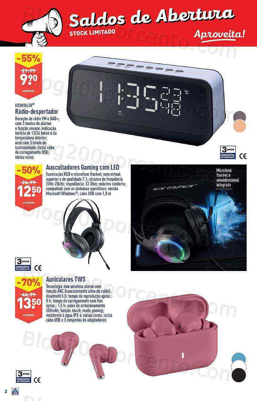 Antevisão Folheto ALDI Aberturas + Saldos Joane Promoções de 30 novembro a 27 dezembro