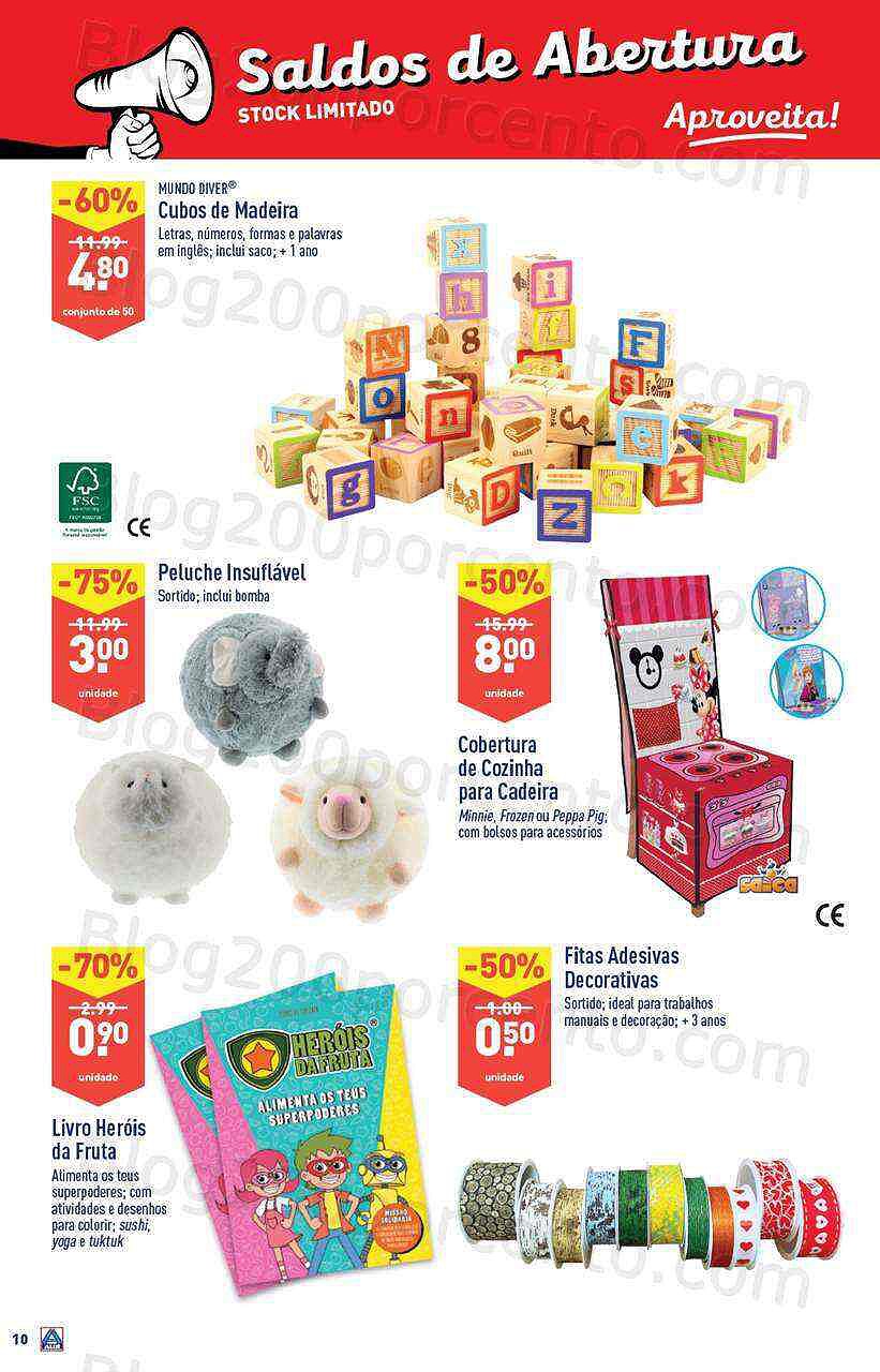 Antevisão Folheto ALDI Aberturas + Saldos Joane Promoções de 30 novembro a 27 dezembro