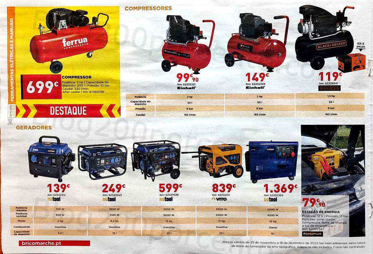 Antevisão Folheto BRICOMARCHÉ Promoções de 25 novembro a 18 dezembro