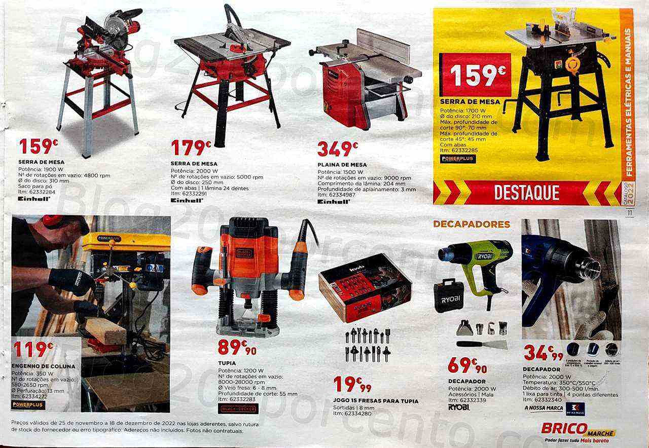 Antevisão Folheto BRICOMARCHÉ Promoções de 25 novembro a 18 dezembro