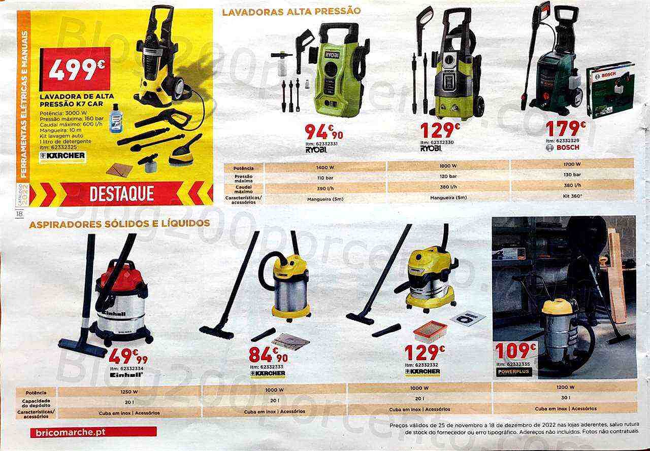 Antevisão Folheto BRICOMARCHÉ Promoções de 25 novembro a 18 dezembro