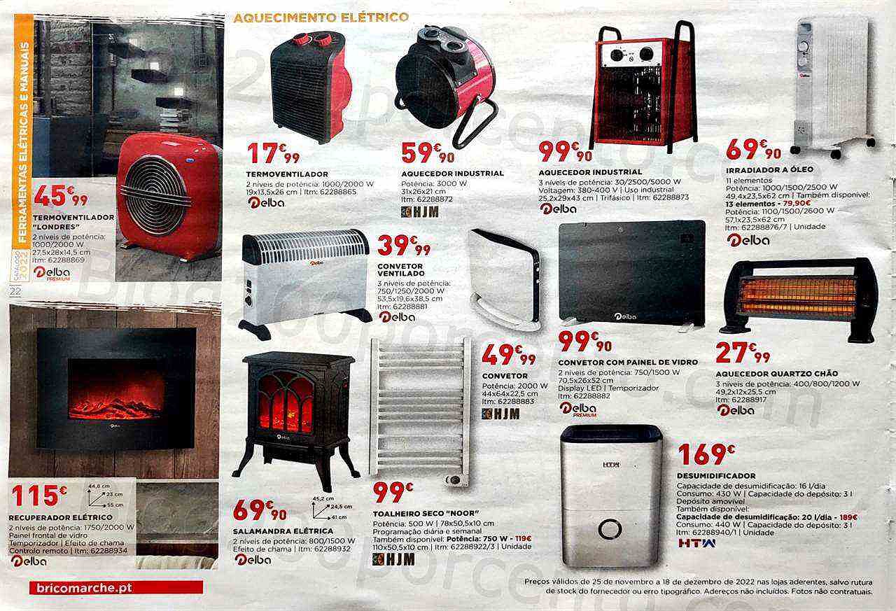 Antevisão Folheto BRICOMARCHÉ Promoções de 25 novembro a 18 dezembro