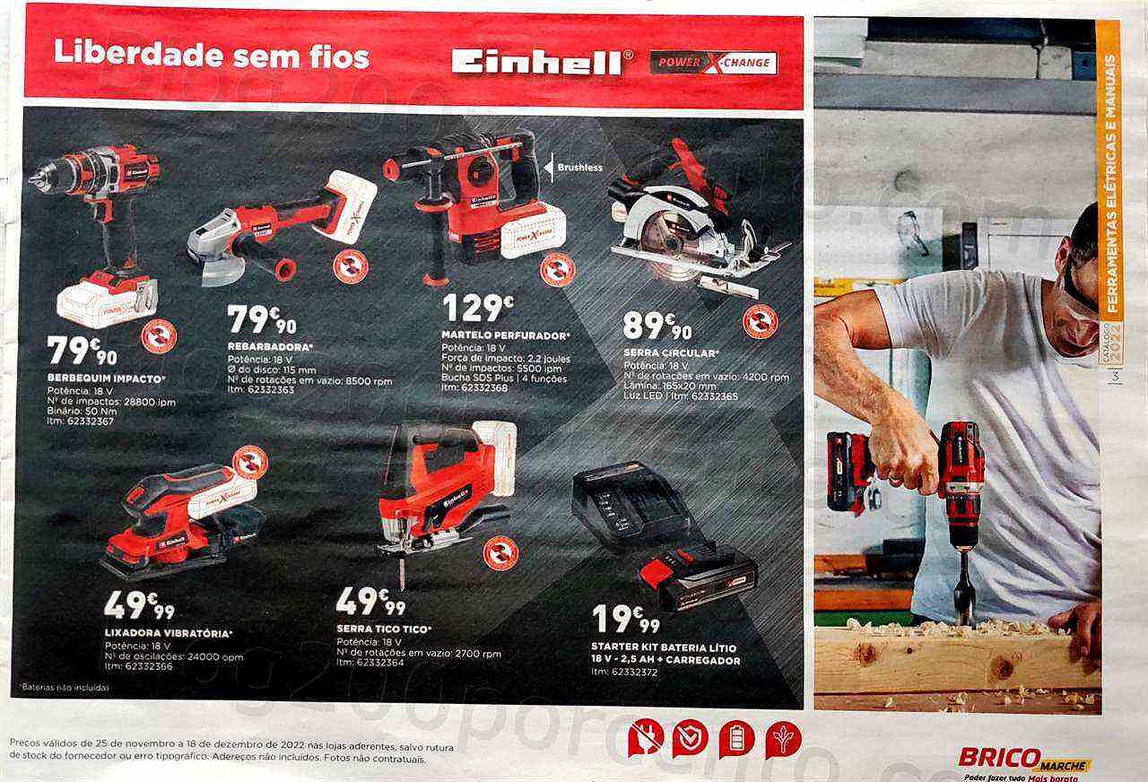 Antevisão Folheto BRICOMARCHÉ Promoções de 25 novembro a 18 dezembro