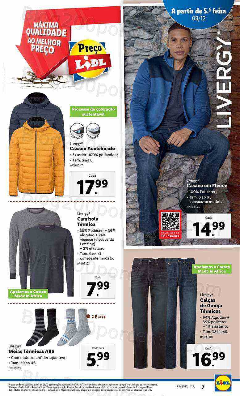 Antevisão Folheto LIDL Bazar Promoções a Partir de 8 dezembro