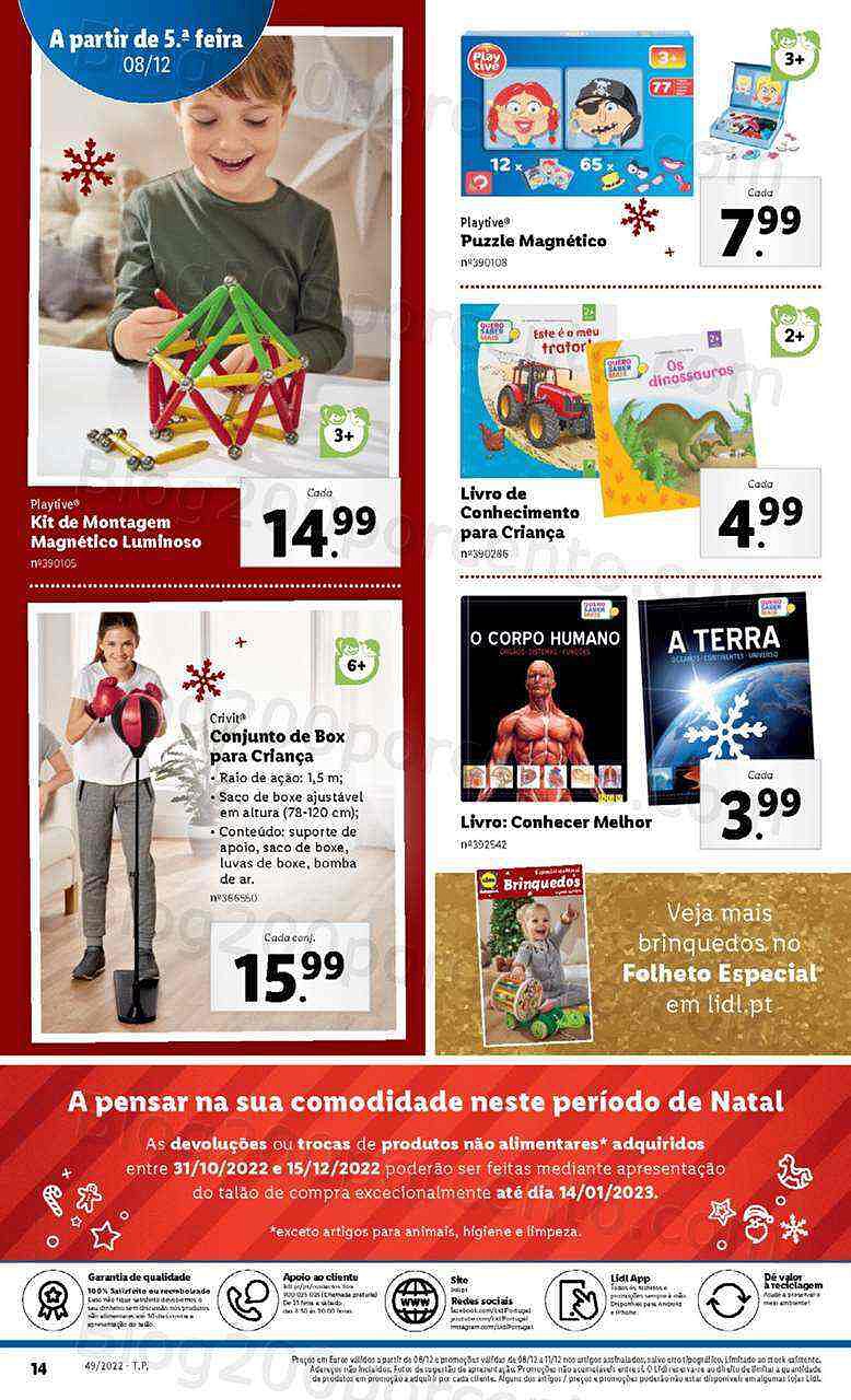 Antevisão Folheto LIDL Bazar Promoções a Partir de 8 dezembro