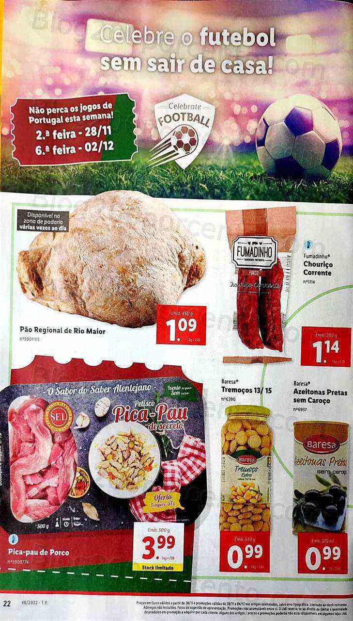 Antevisão Folheto LIDL Especial Mundial Promoções 28 novembro a 4 dezembro