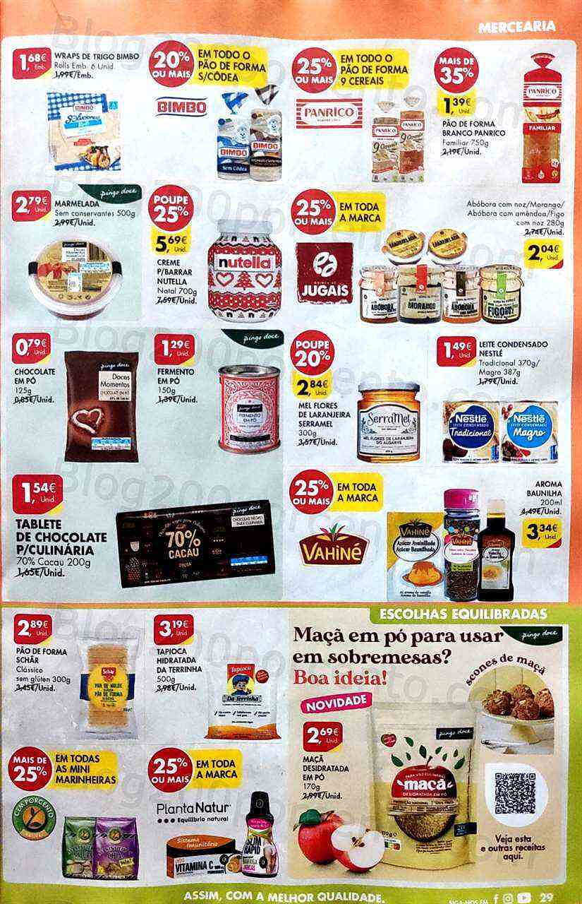 Antevisão Folheto PINGO DOCE Promoções de 22 a 28 novembro