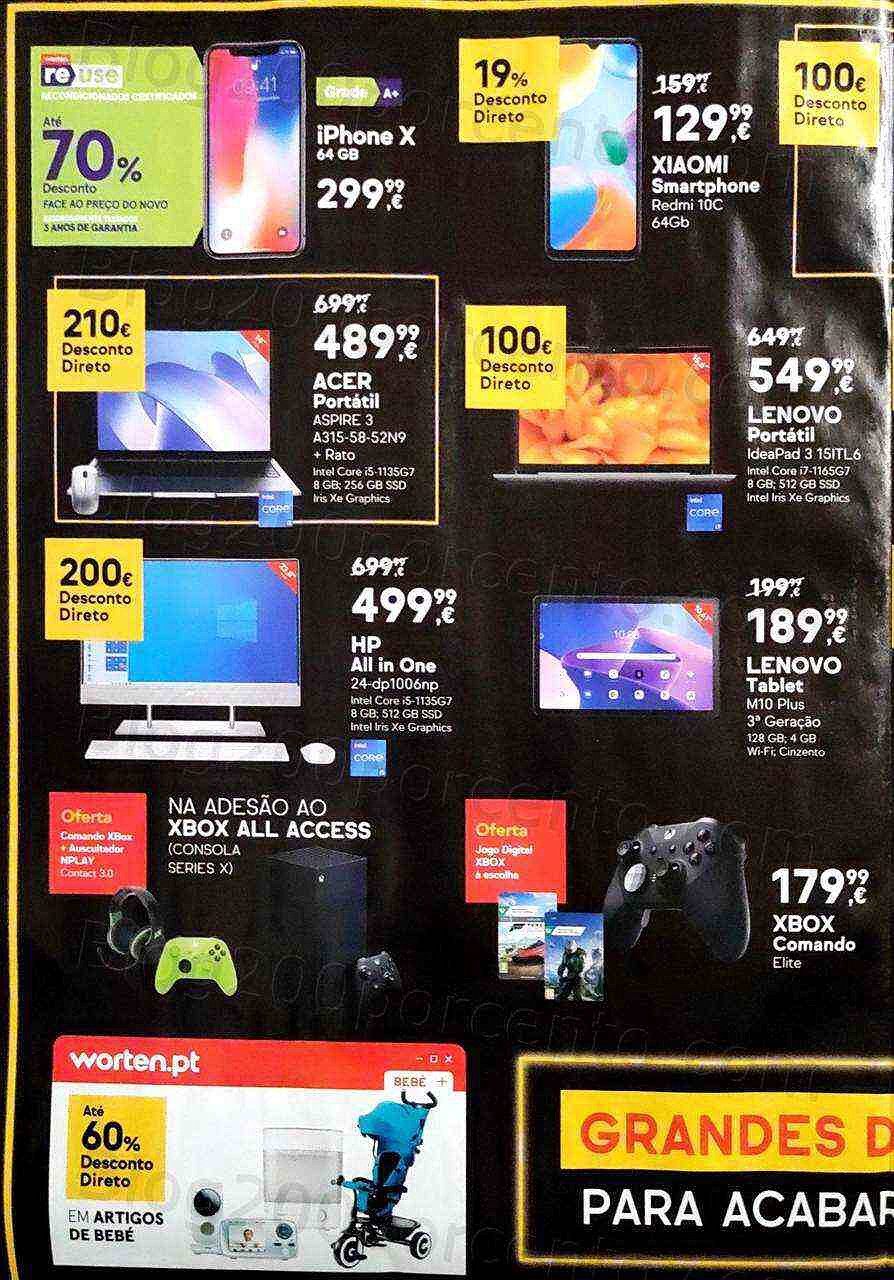 Antevisão Folheto WORTEN Black Friday Promoções de 24 a 28 novembro