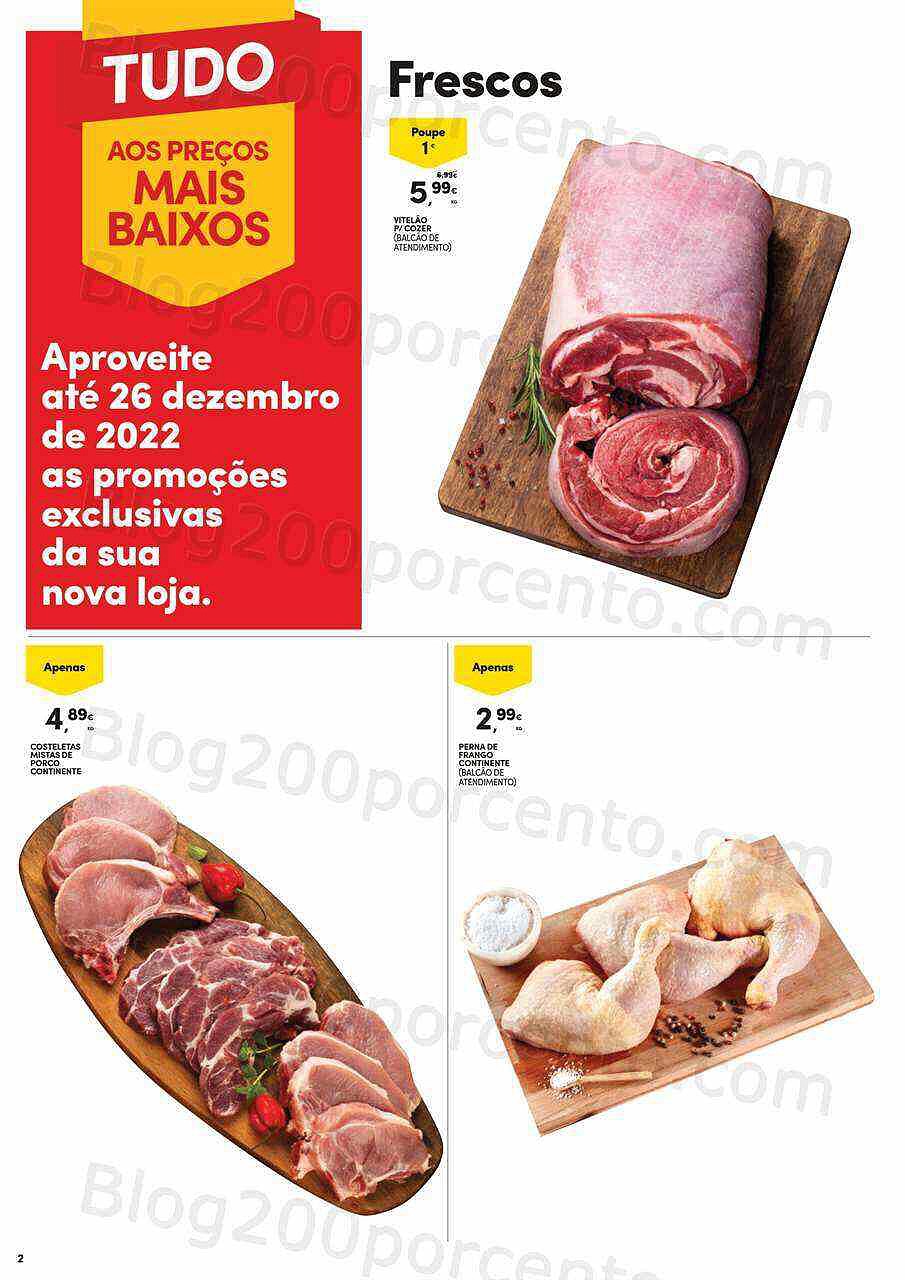 Antevisão Folheto CONTINENTE Abertura Gandra - Paredes Promoções de 16 a 26 dezembro