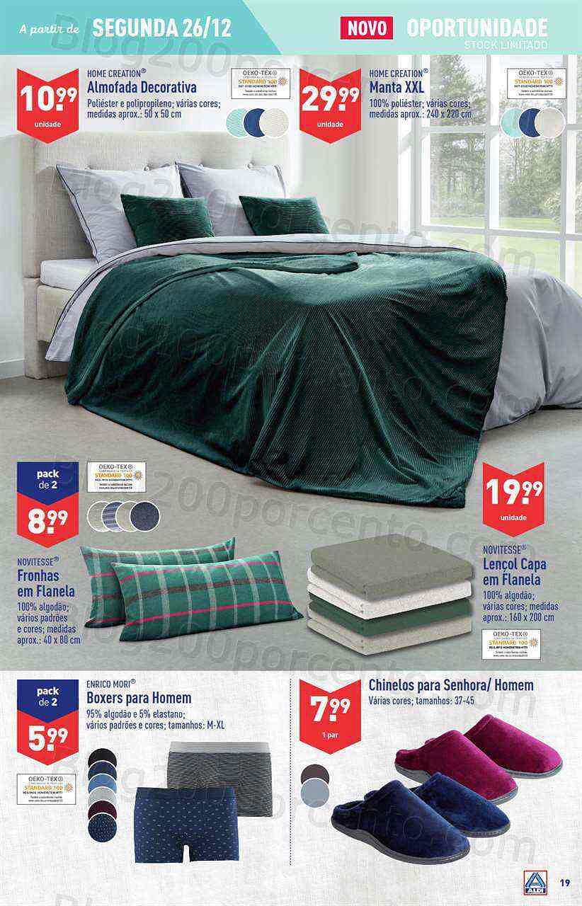 Antevisão Folheto ALDI Bazar Promoções a partir de 26 dezembro