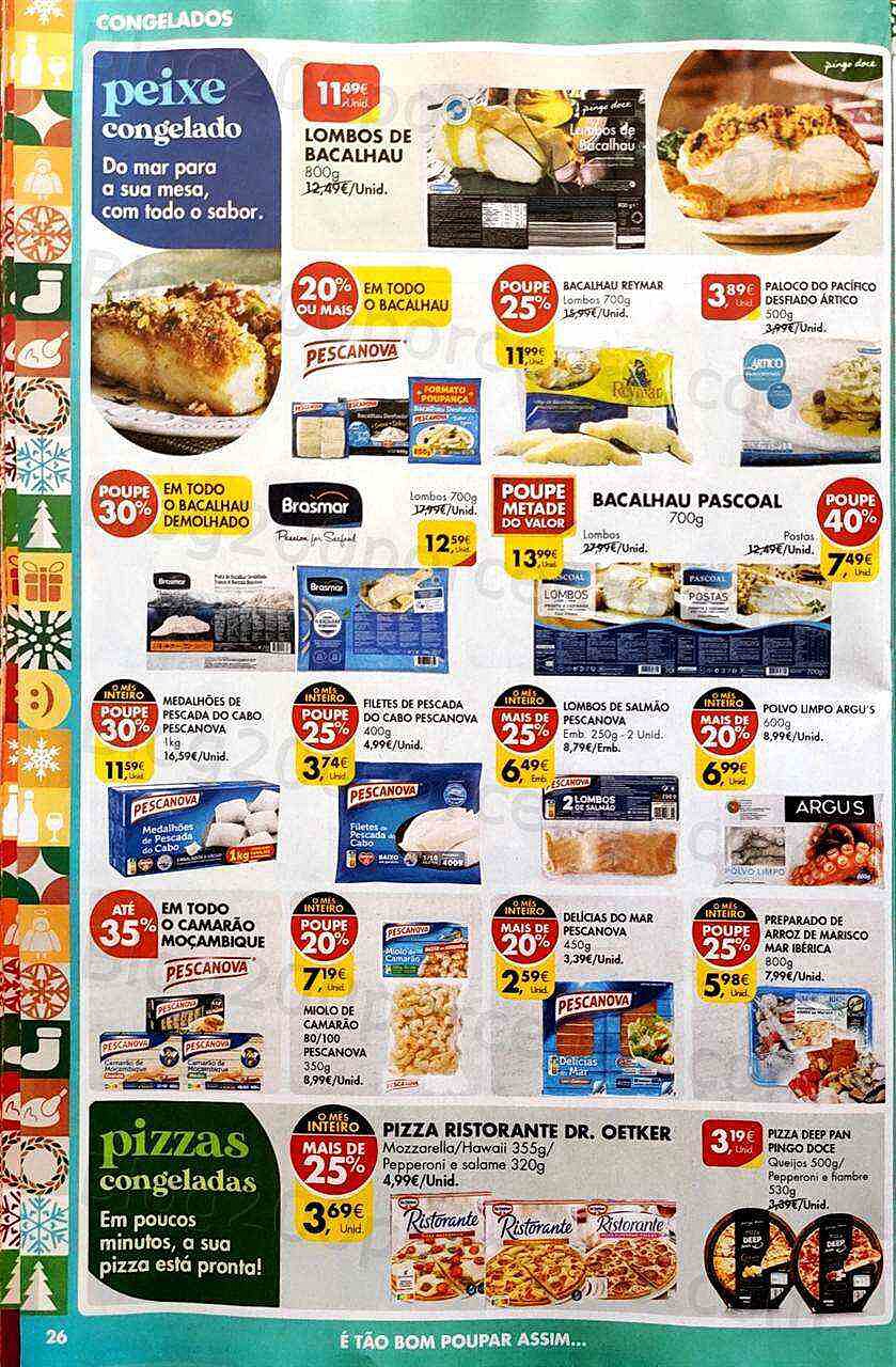 Antevisão Folheto PINGO DOCE Promoções de 20 a 26 dezembro