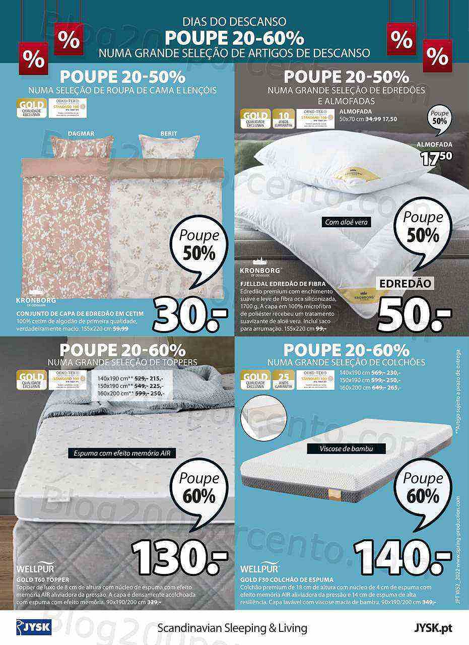 Antevisão Folheto JYSK Saldos Promoções de 29 dezembro a 1 fevereiro