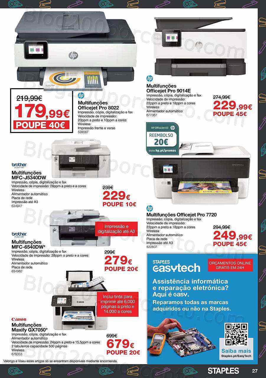 Antevisão Folheto STAPLES Promoções de 2 janeiro a 16 fevereiro