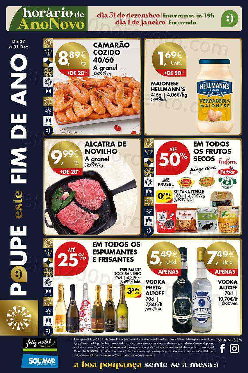 Antevisão Folheto PINGO DOCE Açores Promoções Extra até 31 dezembro
