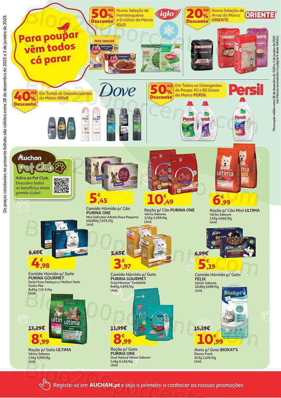 Antevisão Folheto AUCHAN Promoções de 28 dezembro a 3 janeiro