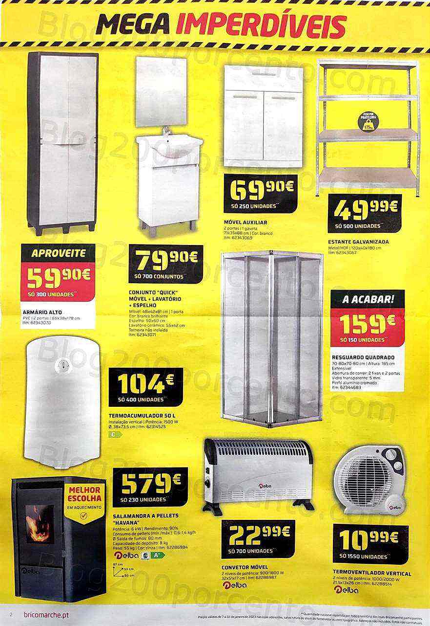 Antevisão Folheto BRICOMARCHÉ Imperdíveis Promoções de 7 a 22 janeiro