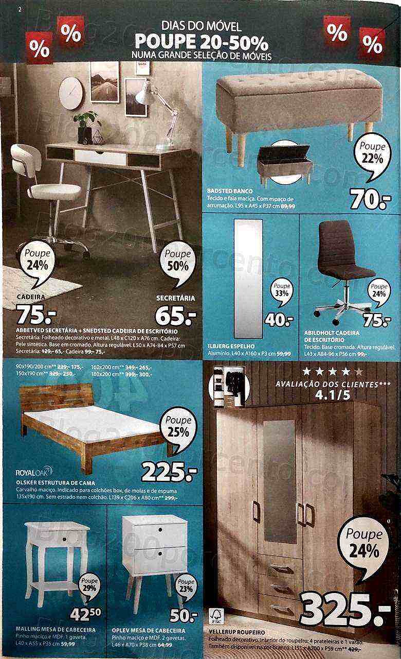 Antevisão Folheto JYSK Promoções de 5 janeiro a 1 fevereiro