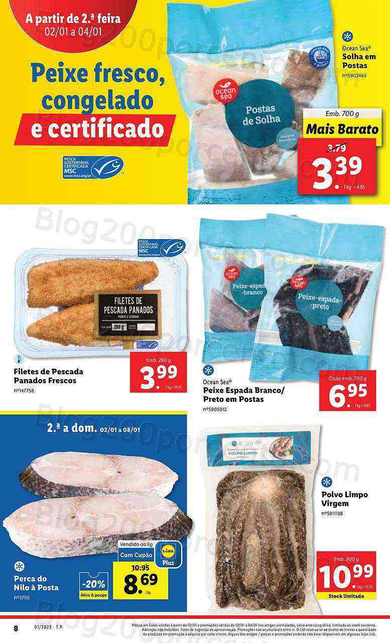 Antevisão Folheto LIDL Promoções de 2 a 8 janeiro