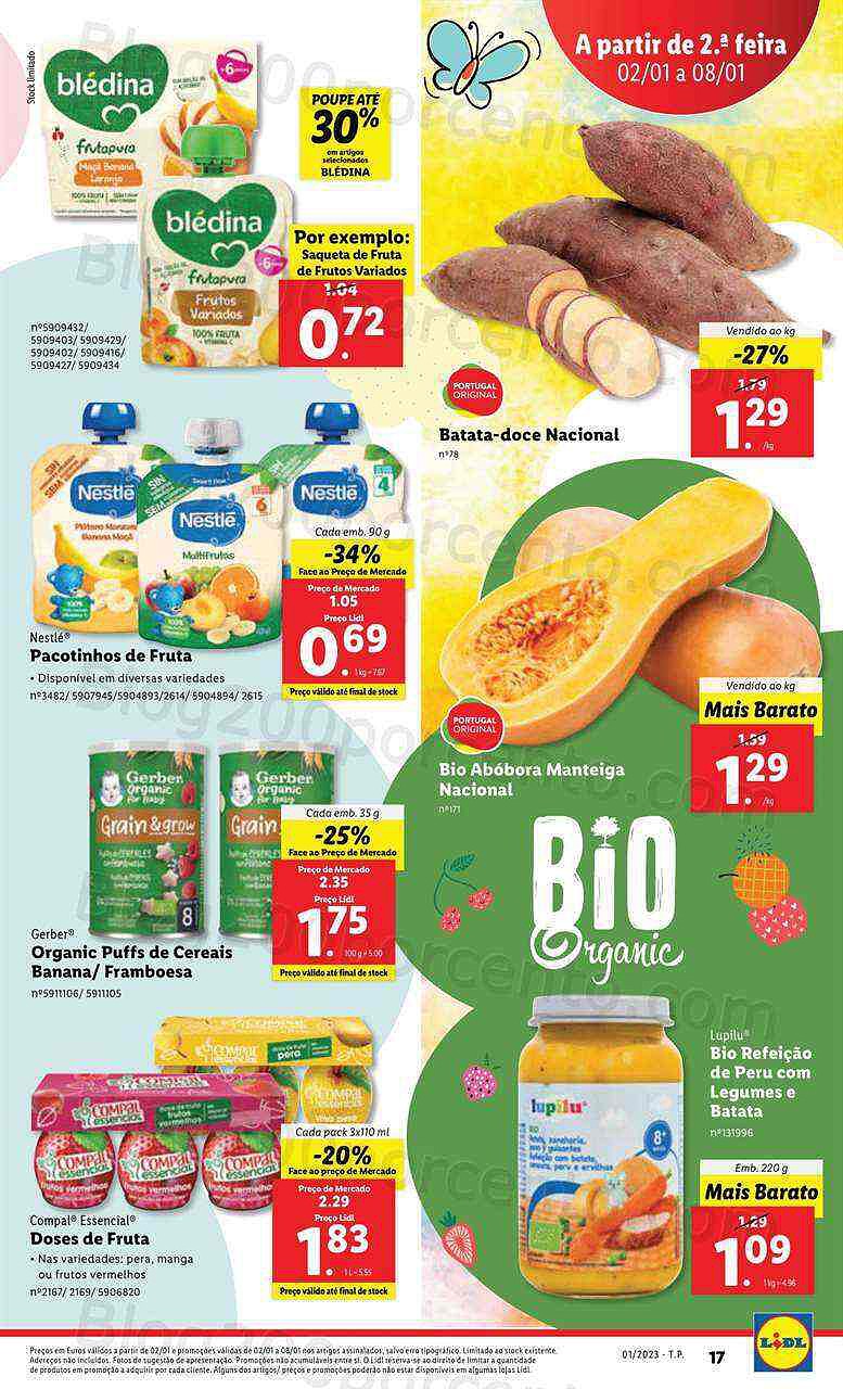 Antevisão Folheto LIDL Promoções de 2 a 8 janeiro