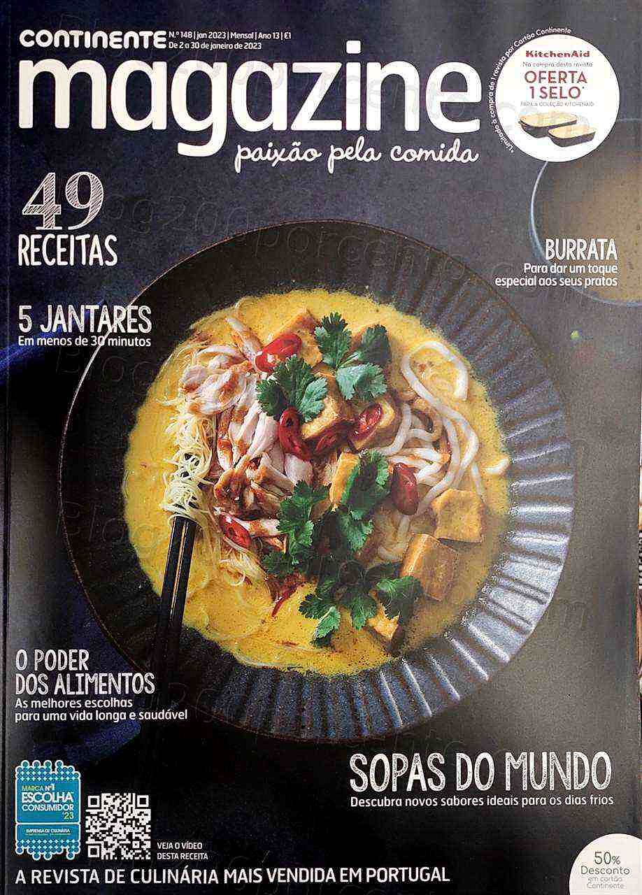 Antevisão Revista Magazine CONTINENTE janeiro e seus vales de desconto!