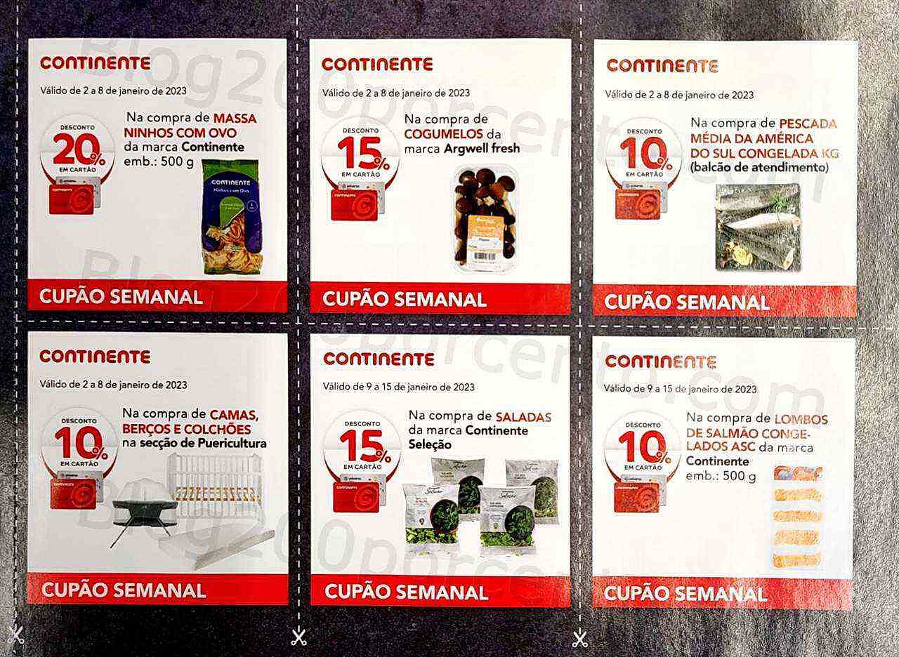 Antevisão Revista Magazine CONTINENTE janeiro e seus vales de desconto!