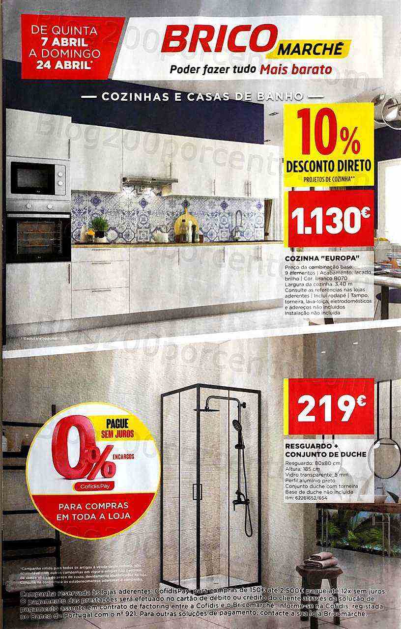 Antevisão Folheto BRICOMARCHÉ Promoções de 7 a 24 abril