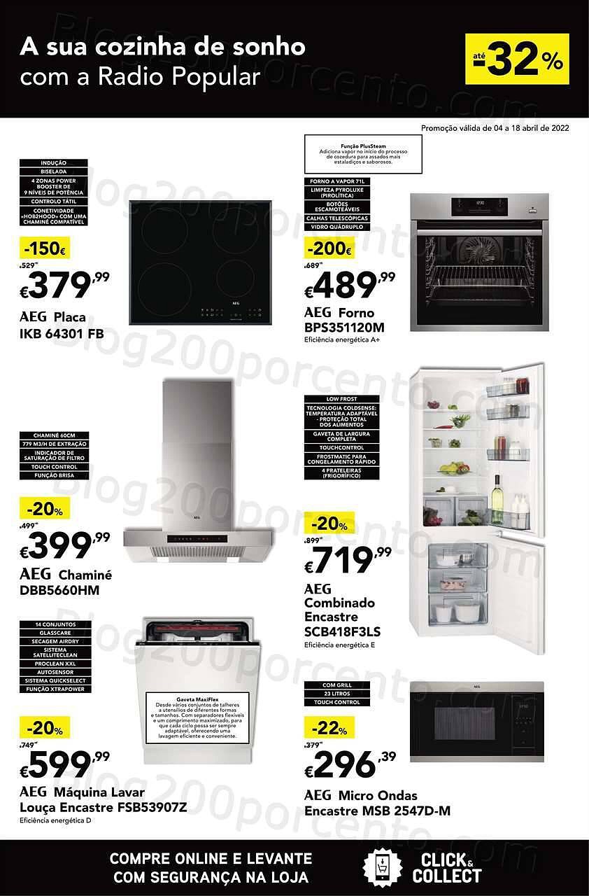 Antevisão Folheto RADIO POPULAR Especial Cozinhas 
