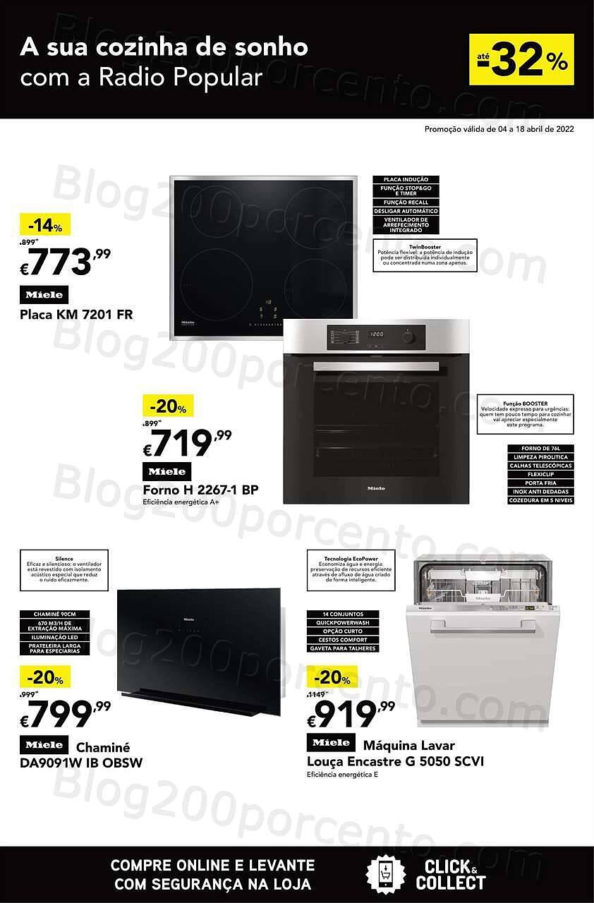 Antevisão Folheto RADIO POPULAR Especial Cozinhas 