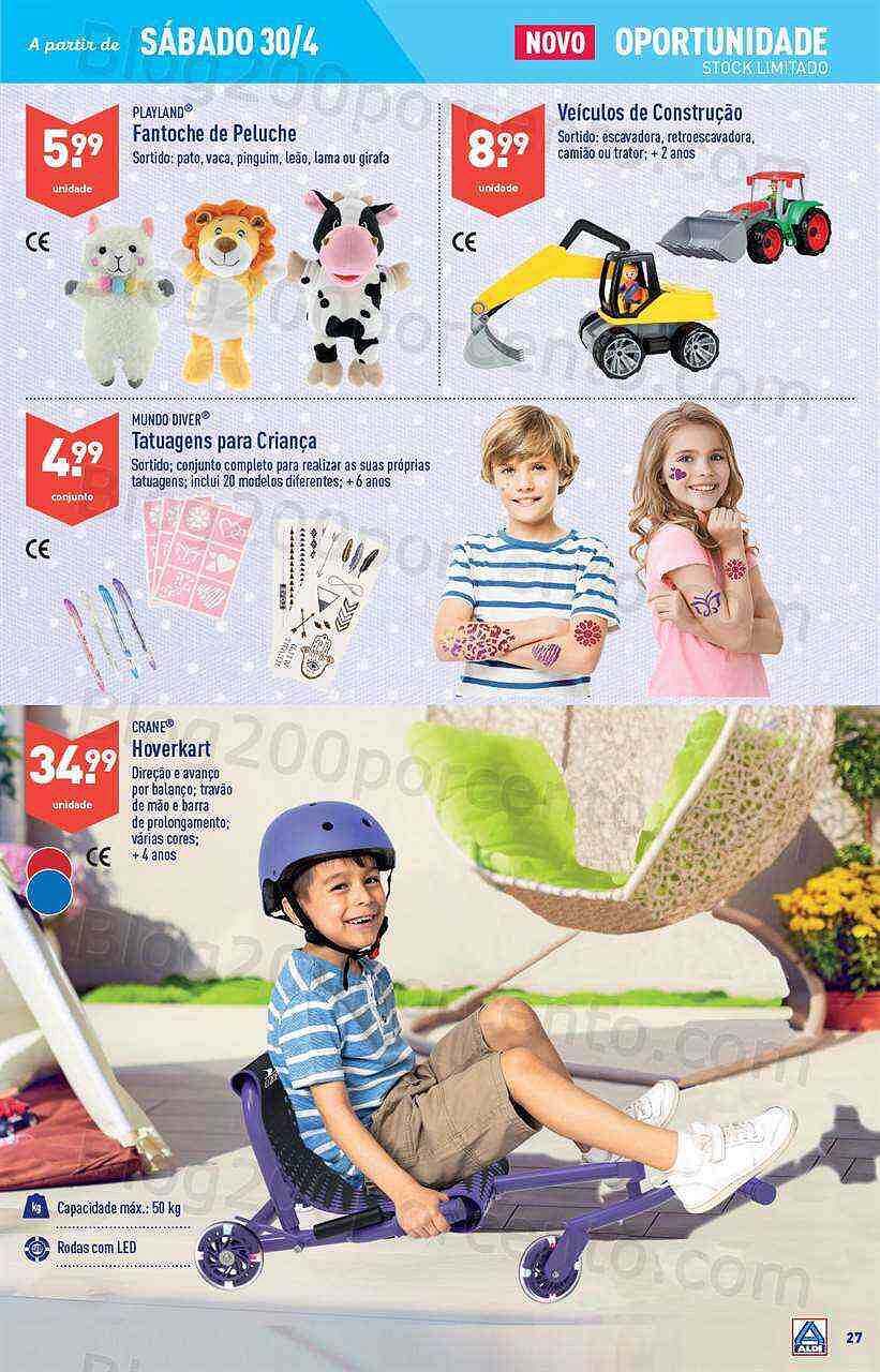 Antevisão Folheto ALDI Promoções de 27 abril a 3 maio