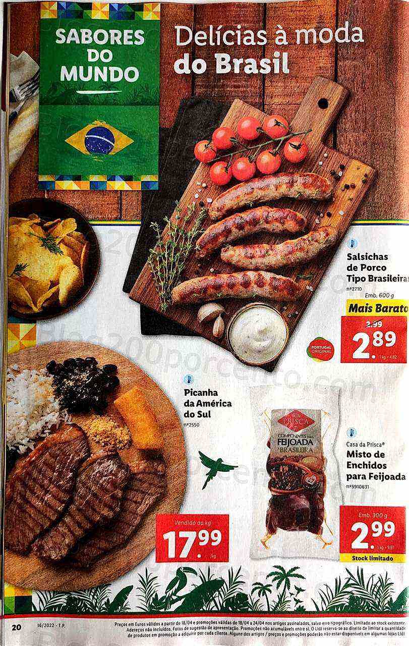 Antevisão Folheto LIDL Promoções de 18 a 24 abril