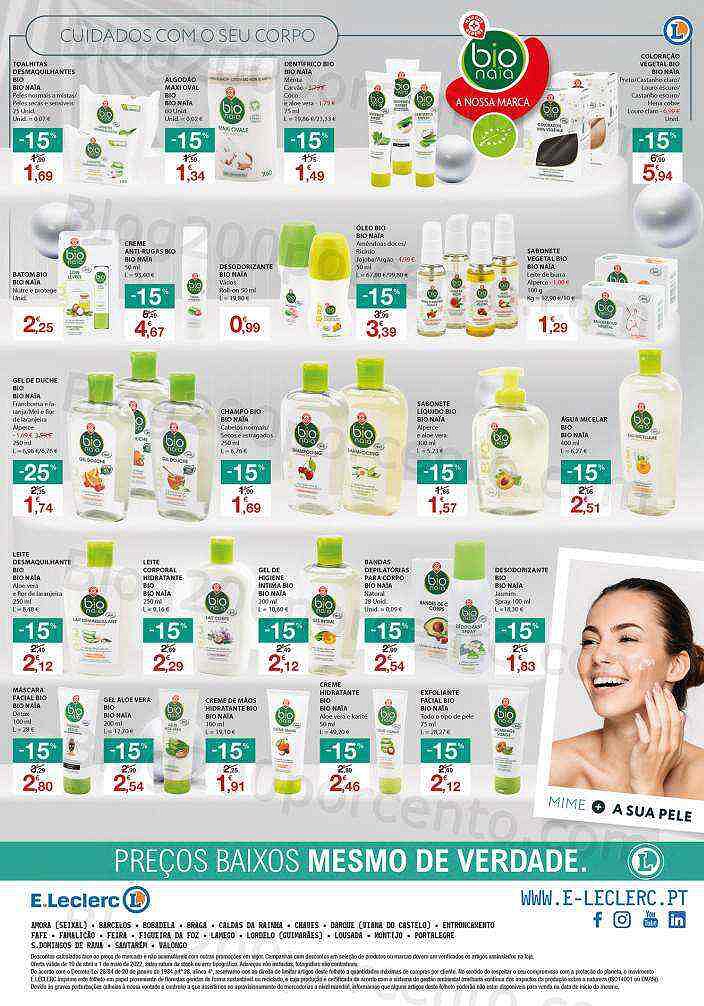 Antevisão Folheto E-LECLERC Especial Beleza Promoções de 19 abril a 1 maio