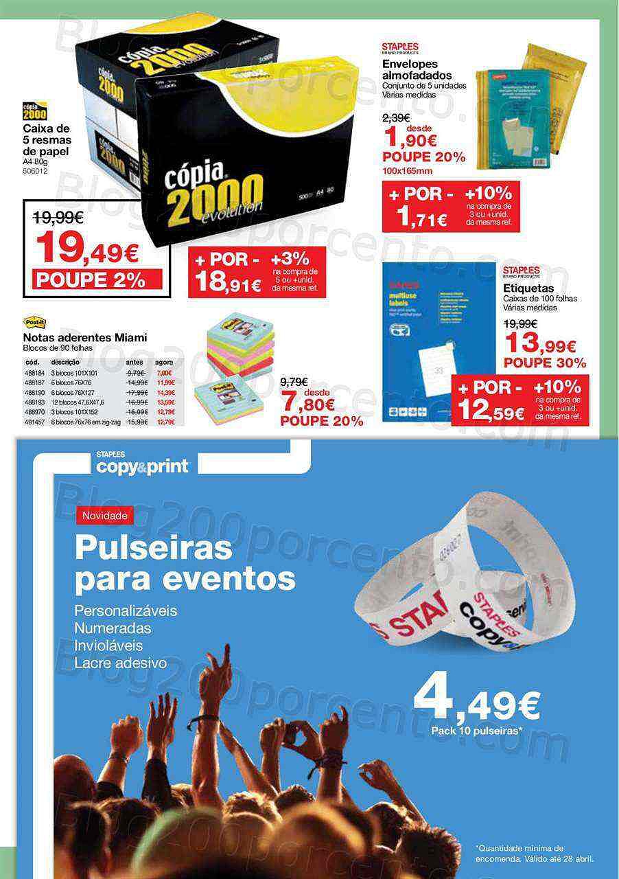 Antevisão Folheto STAPLES 11 abril