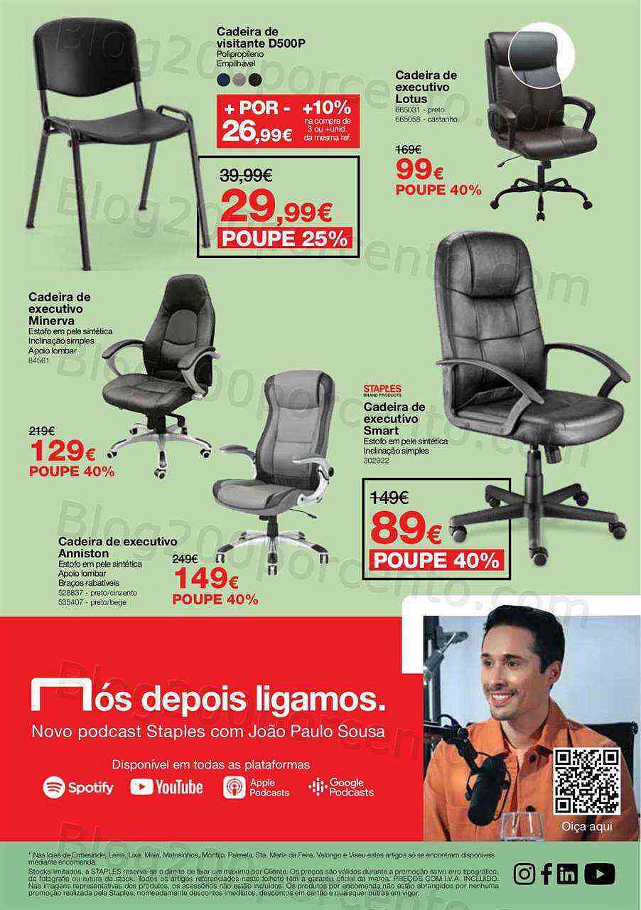 Antevisão Folheto STAPLES 11 abril