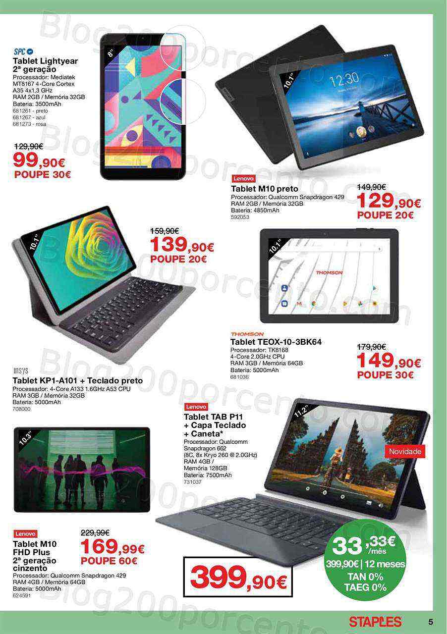 Antevisão Folheto STAPLES 11 abril